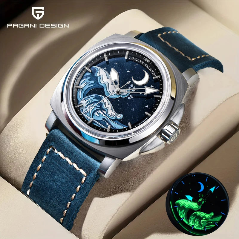 PAGANI DESIGN MEN'S AUTOMATIC MECHANICAL WATCH 43MM / PDYS014