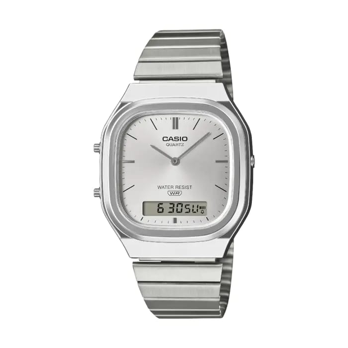 CASIO VINTAGE UNISEX ANALOG-DIGITAL WATCH AQ-240E-7ADF