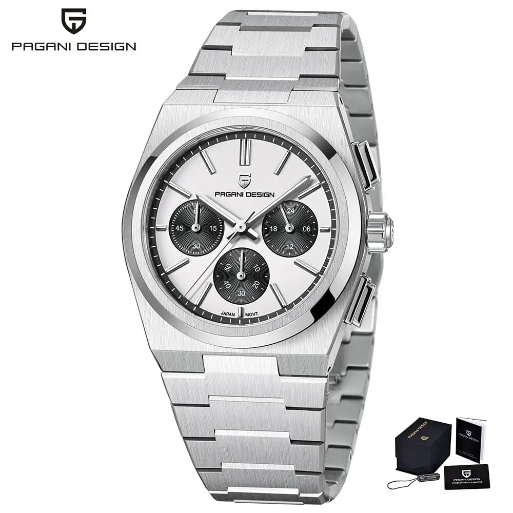 PAGANI DESIGN MEN'S QUARTZ BUSINESS WATCHES CHRONOGRAPH 40MM