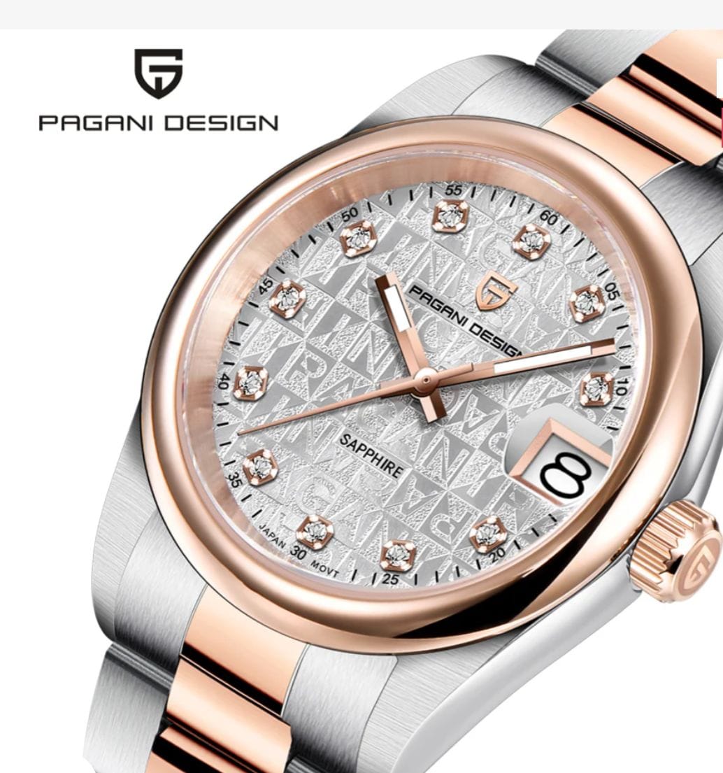 PAGANI DESIGN WOMEN'S LUXURY QUARTZ WATCH