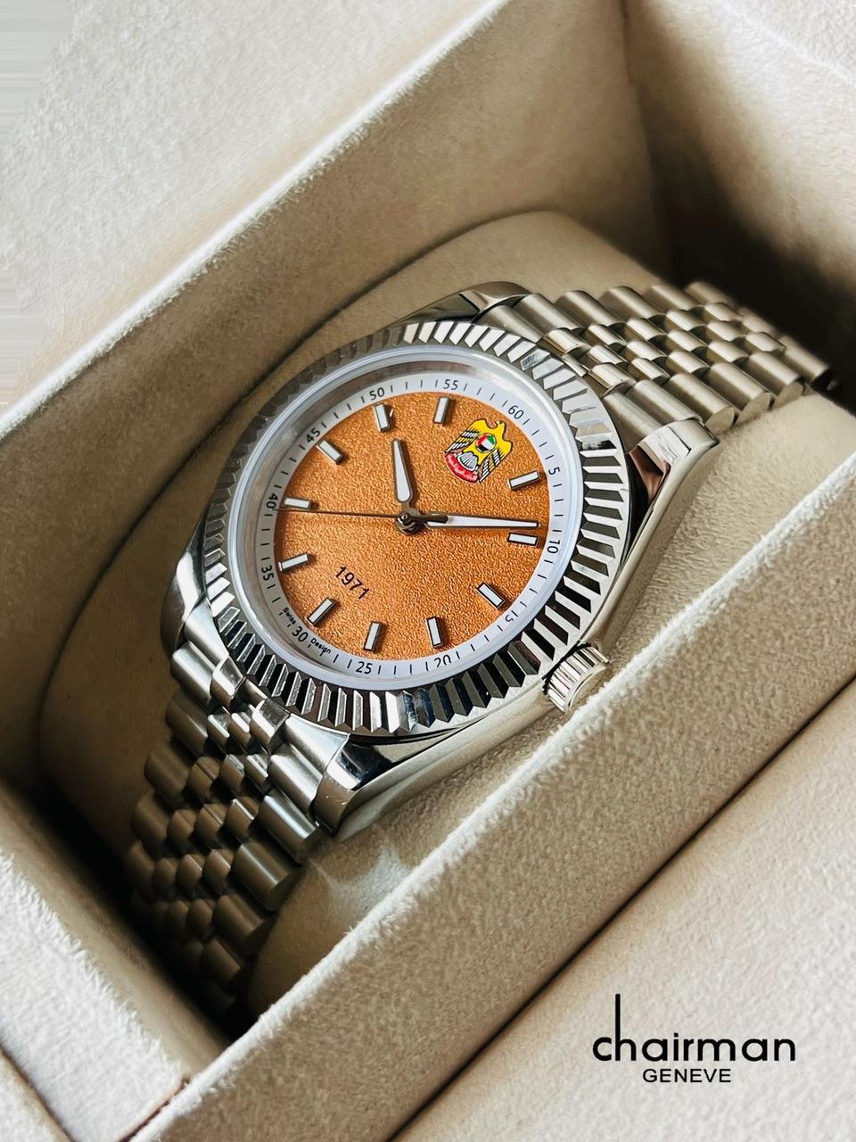 CHAIRMAN GENEVE "THE UNION 1971" SAND DIAL SPECIAL EDITION