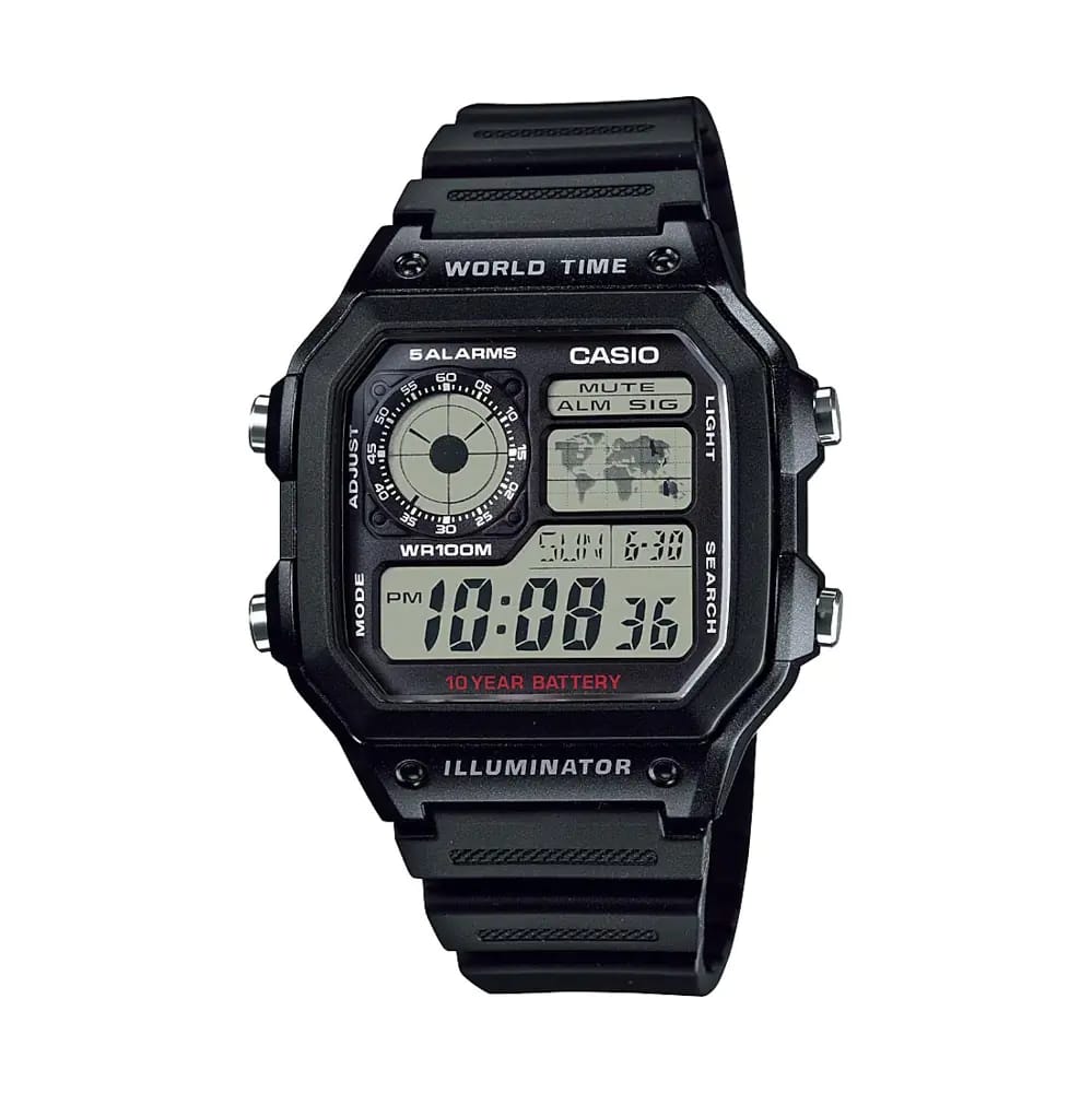 CASIO DIGITAL MEN'S WATCH AE-1200WH-1AVDF