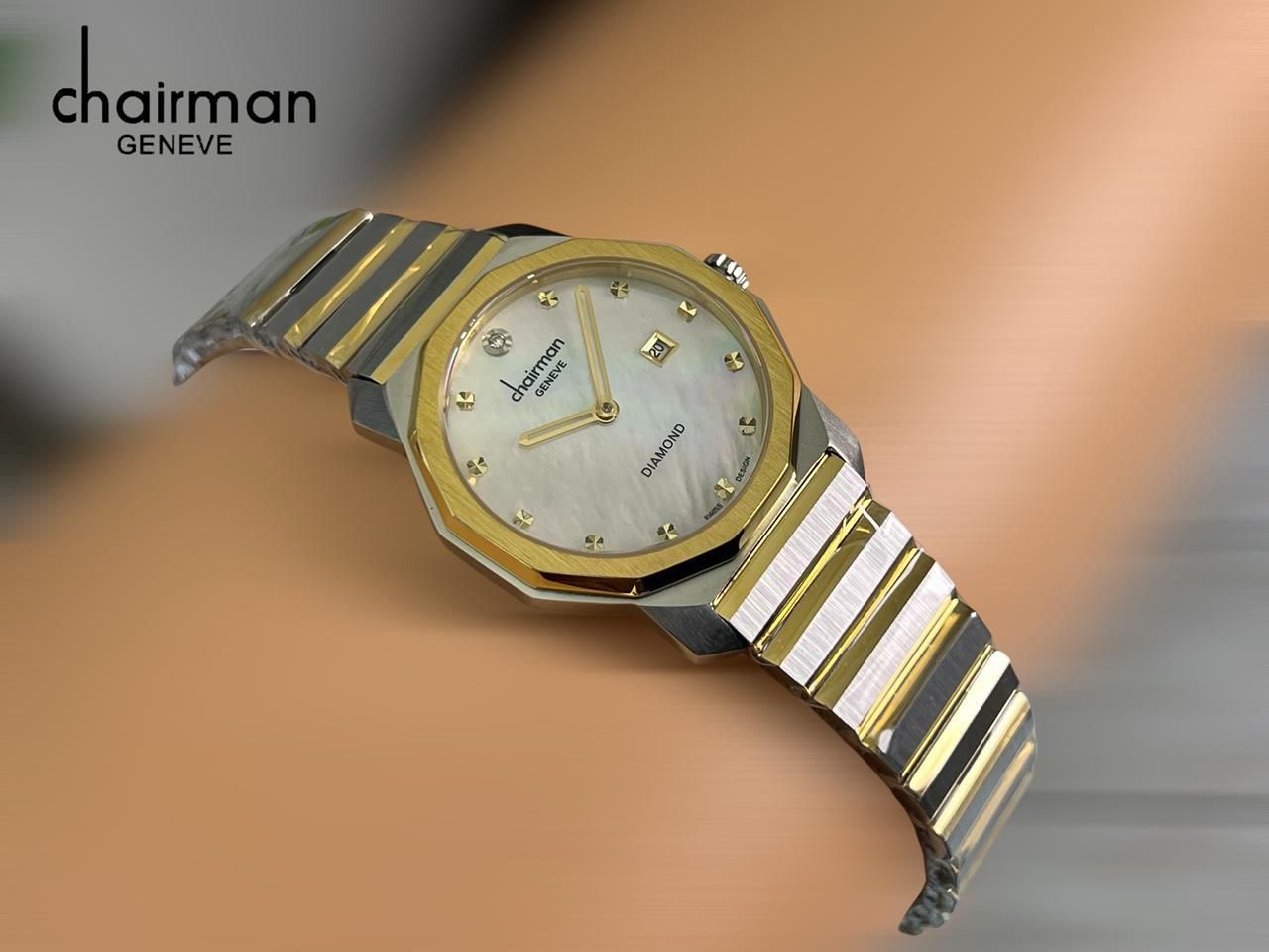 CHAIRMAN GENEVE DIAMOND WOMEN'S LUXURY TWO-TONE WATCH COLLECTION