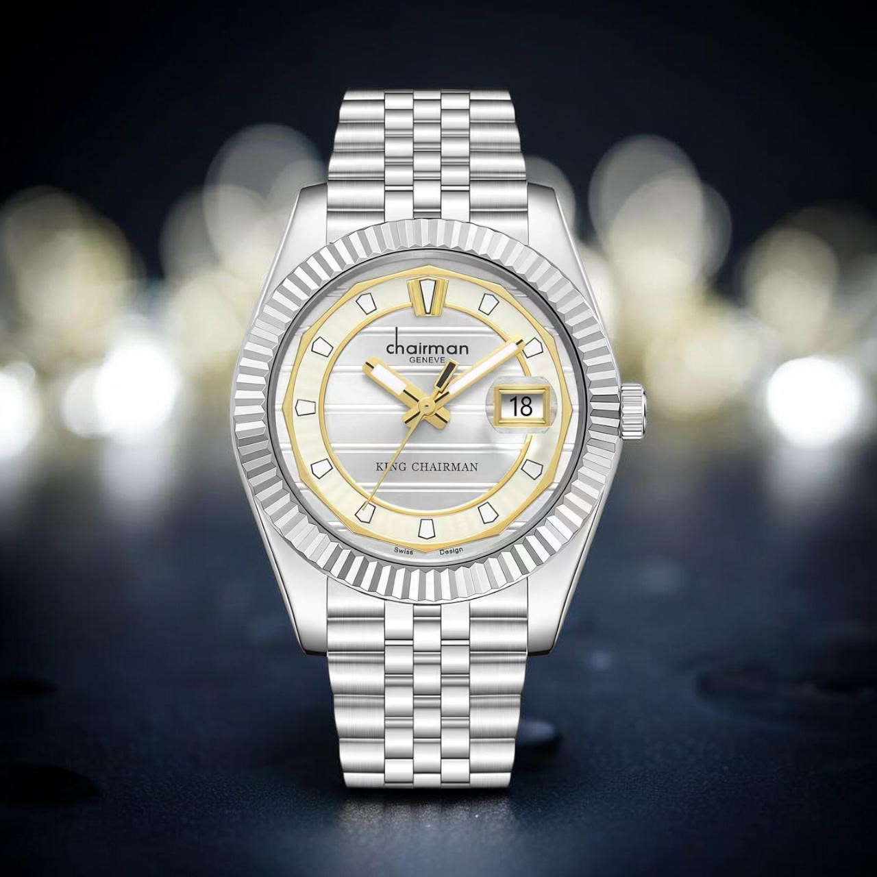 CHAIRMAN GENEVE KING CHAIRMAN LUXURY STAINLESS